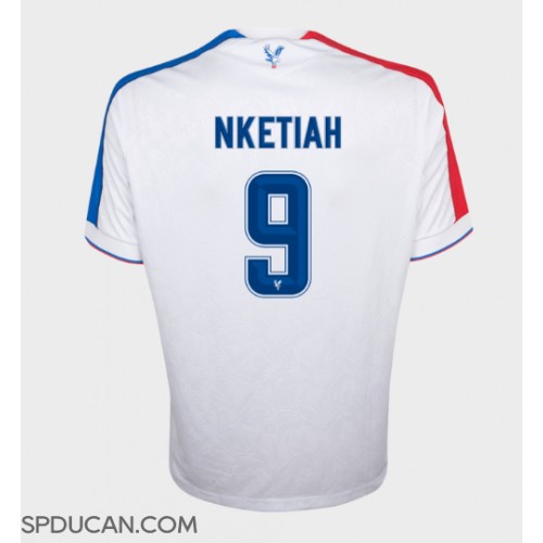 Muški Nogometni Dres Crystal Palace Eddie Nketiah #9 Rezervni 2025-26 Kratak Rukav Muški Nogometni Dres Crystal Palace Eddie Nketiah #9 Rezervni 2025-26 Kratak Rukav